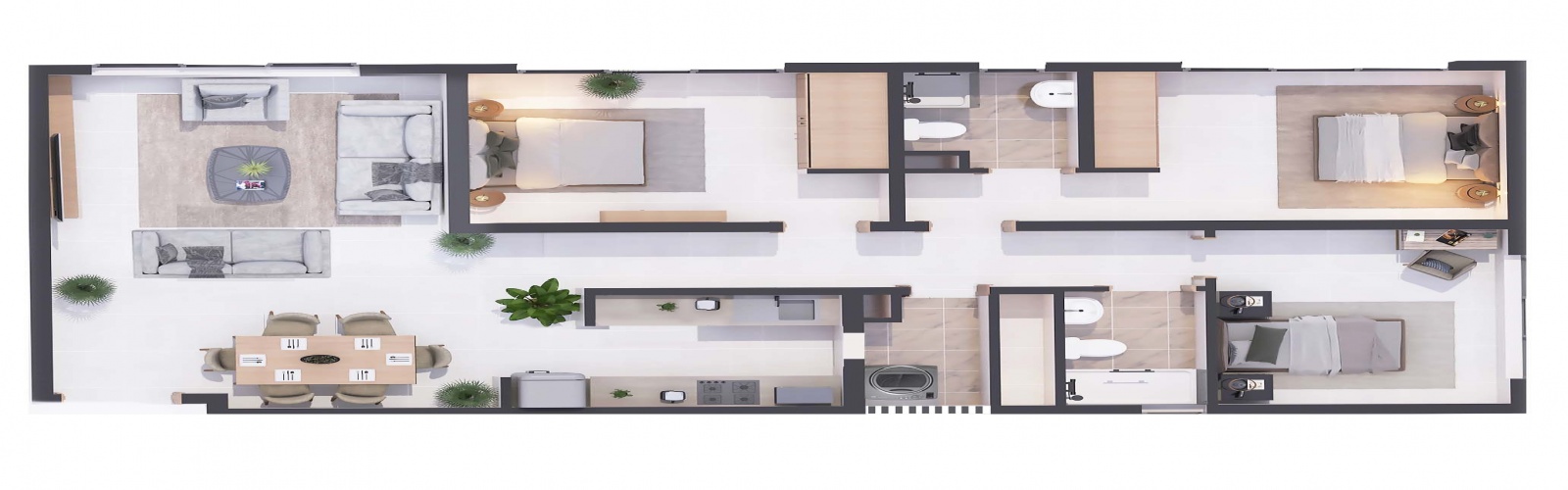 Ruaka, Nairobi, 3 Bedrooms Bedrooms, 5 Rooms Rooms,3 BathroomsBathrooms,Apartment,For Sale,Mzizi Court,1009