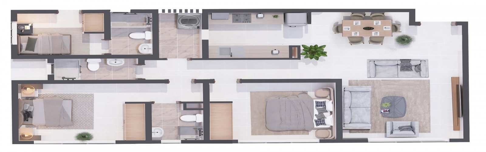 Ruaka, Nairobi, 3 Bedrooms Bedrooms, 5 Rooms Rooms,3 BathroomsBathrooms,Apartment,For Sale,Mzizi Court,1009